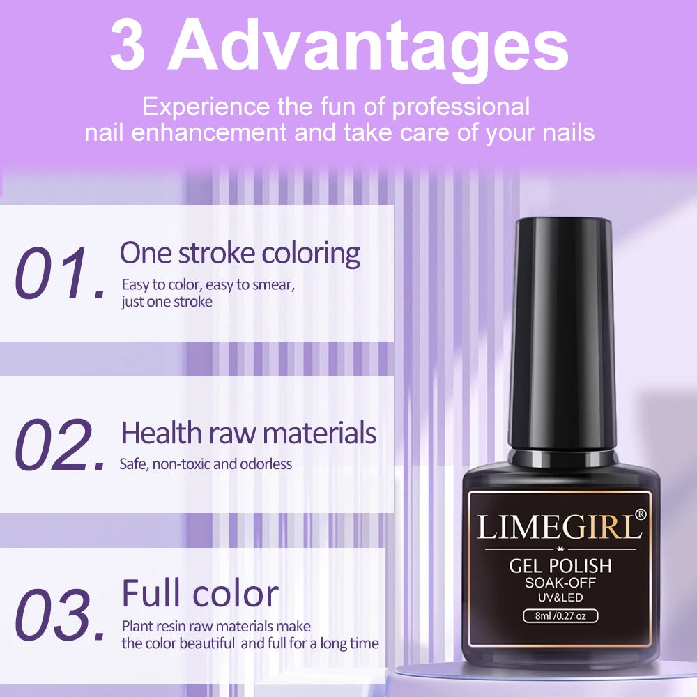 Acrylic Gel Nail Extension Kit with UV LED Lamp - Smarsty