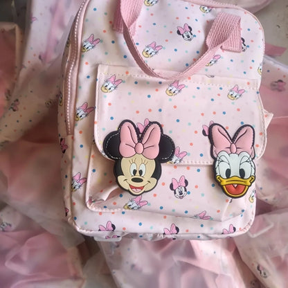 Plush Character Kids Backpack With Zipper Closure For Girls - Smarsty