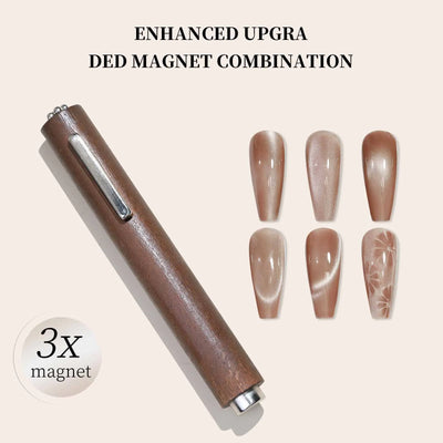 3-in-1 Magnetic Cat's Eye Gel Nail Art Tool - Smarsty