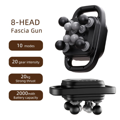 16-Head Fascia Gun High-Frequency Vibration Body Massage Gun Back and Waist Massager Neck Shoulder Massager Muscle masajeador - Smarsty