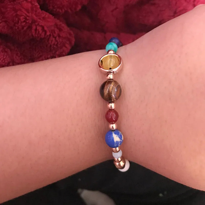 Cosmic Galaxy Solar System Bracelet for Couples - Smarsty