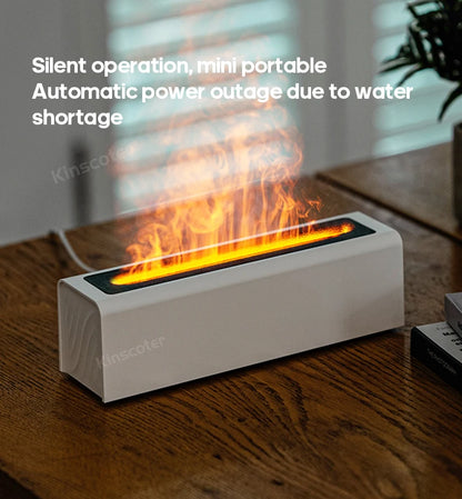 Kinscoter RGB Flame Aroma Diffuser with Cool Mist - Smarsty