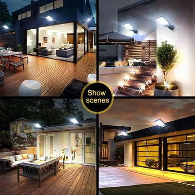 Powerful LED Solar Outdoor Wall Lamp with Motion Sensor - Smarsty