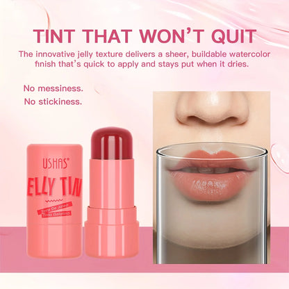 Multi-Use Jelly Blush Stick for Hydrated Lip and Cheek - Smarsty