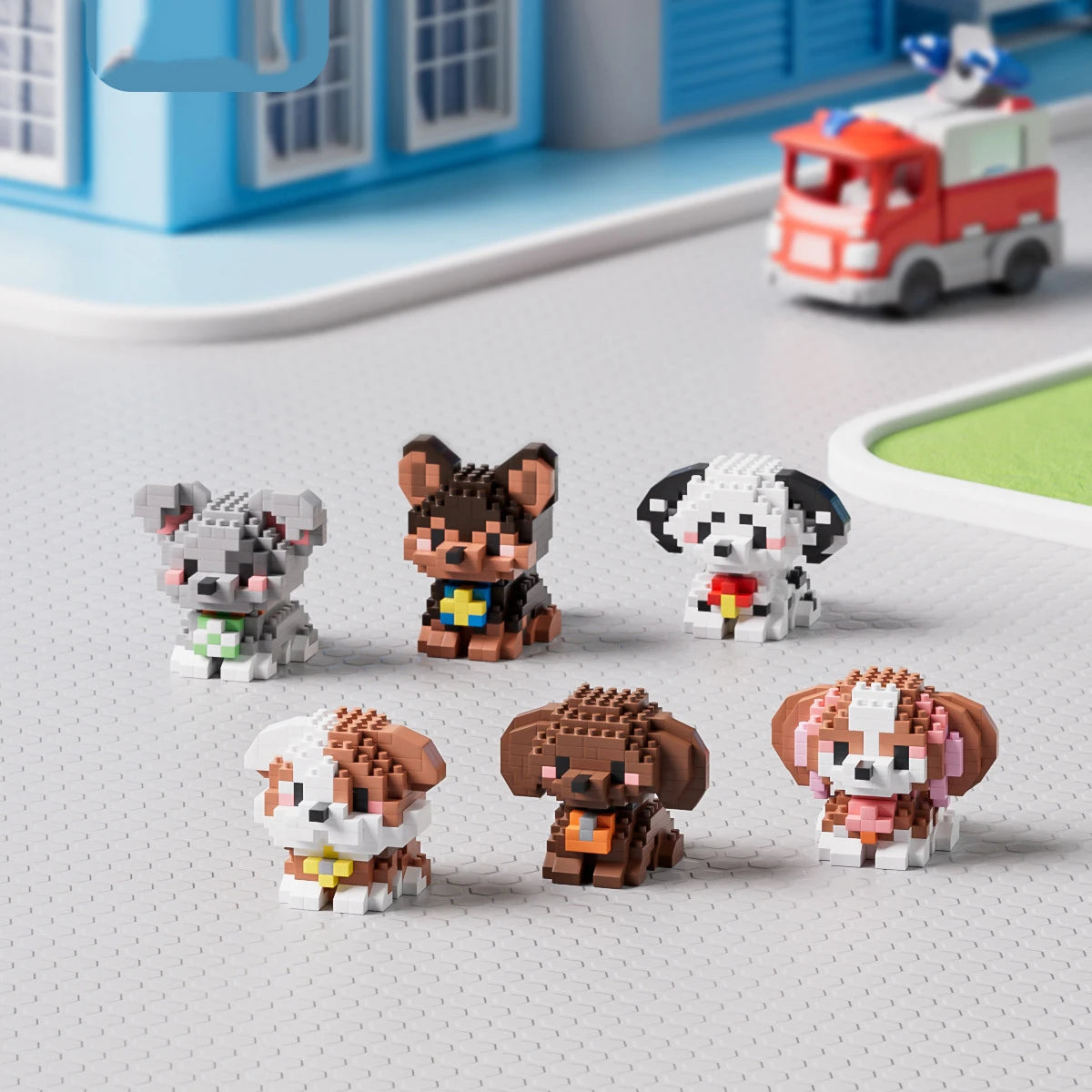 Animal Small Particle Dog Cat  Mini Building Blocks DIY Assembly Brick Sets Educational Toys for Kid 10 To 12 Year Birthday Gift