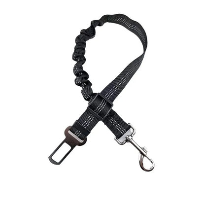 Adjustable Elastic Dog Seat Belt Leash for Car Safety - Smarsty