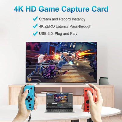 USB 3.0 4K HDMI-Compatible Capture Card 1080P 60Hz HD Video Recorder Grabber Gaming Capture Card for PS4/Xbox/PC Live Streaming - Smarsty