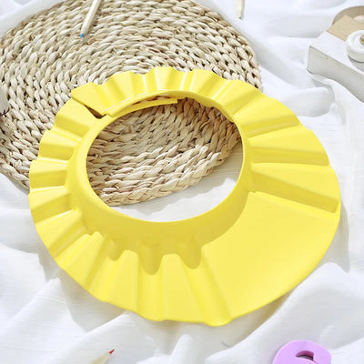 Baby Shower Soft Cap Adjustable Hair Wash Hat for Kids Ear Protection Safe Children Shampoo Bathing Shower Protect Head Cover - Smarsty