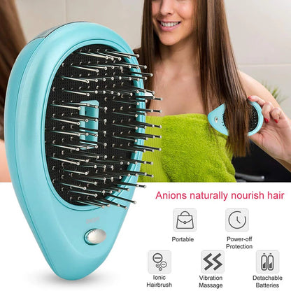 Portable Negative Ion Massage Comb for Scalp Relaxation - Smarsty