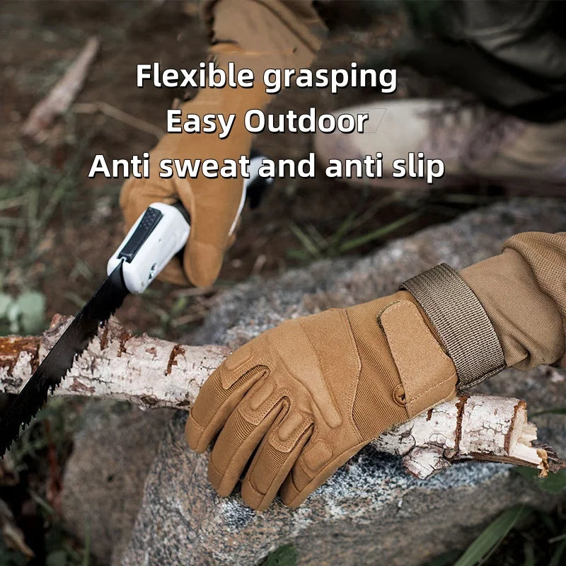 Tactical Full Finger Gloves Outdoor Cycling Climbing - Smarsty