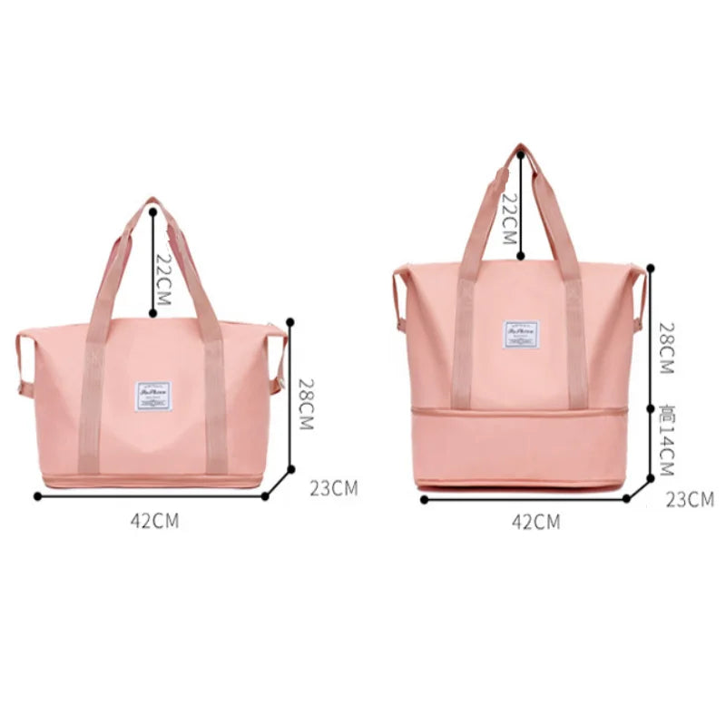 Expandable Carry On Travel Bag With Large Capacity Handy - Smarsty