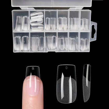 120Pcs Full Cover French Press On Nail Tips - Smarsty