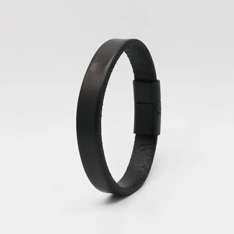 Vintage Genuine Leather Wrap Bracelet Durable Punk Wristband - Smarsty