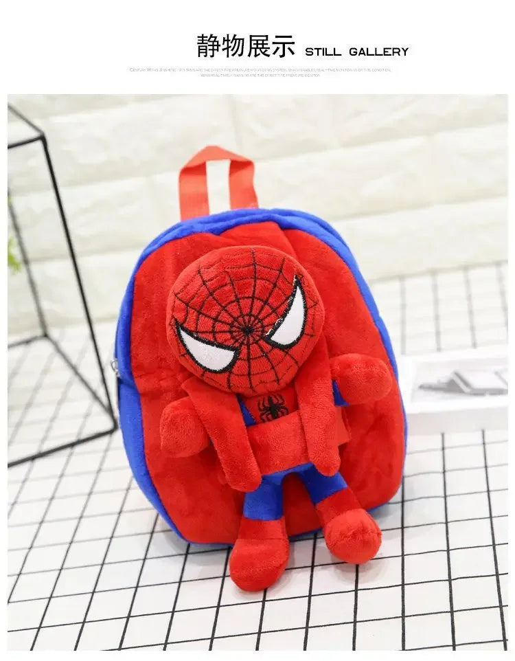 Cartoon cartoon fashion character backpack children casual plush backpack cute kindergarten boy and girl schoolbag gift - Smarsty