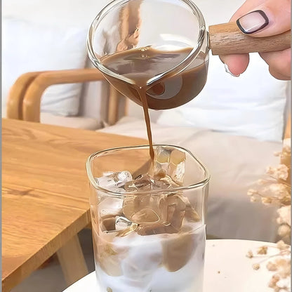 Square Heat Resistant Glass Cup With Lid And Straw - Smarsty