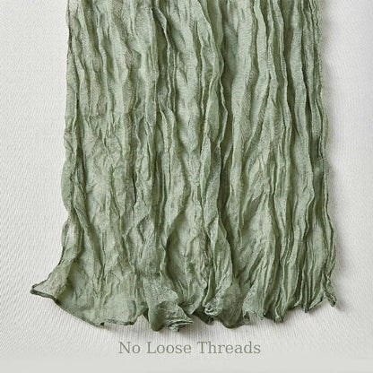 Boho Cheesecloth Table Runner Set for Elegant Events - Smarsty