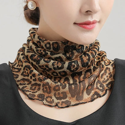 Women Chiffon Sunscreen Scarf Lightweight UV Protection - Smarsty