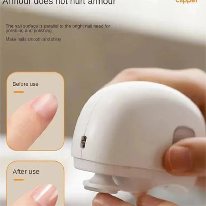 Multifunctional Electric Nail Clipper With Polishing Light - Smarsty