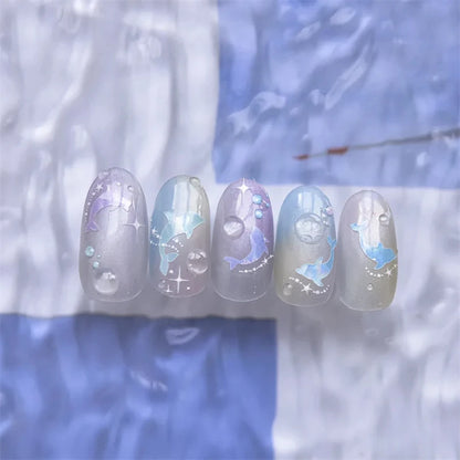 Dreamy Summer Beach Nail Art Stickers for Manicure - Smarsty