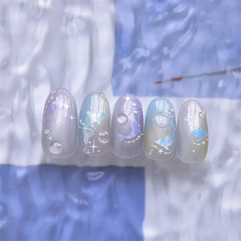 Dreamy Summer Beach Nail Art Stickers for Manicure - Smarsty