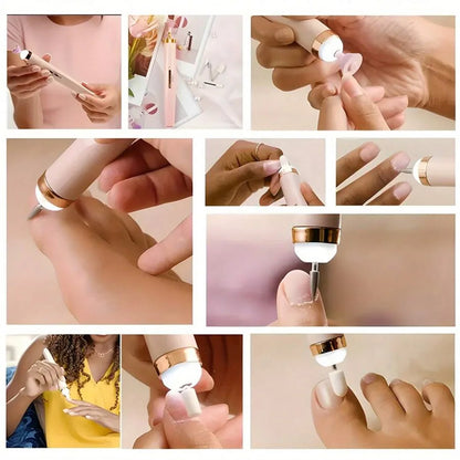 Portable Electric Nail File with 4 Speed Options - Smarsty