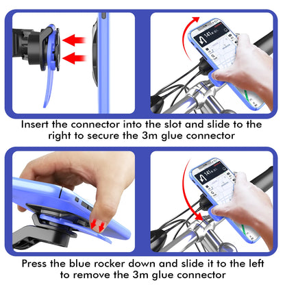 Universal Bike Phone Mount With Vibration Dampener - Smarsty