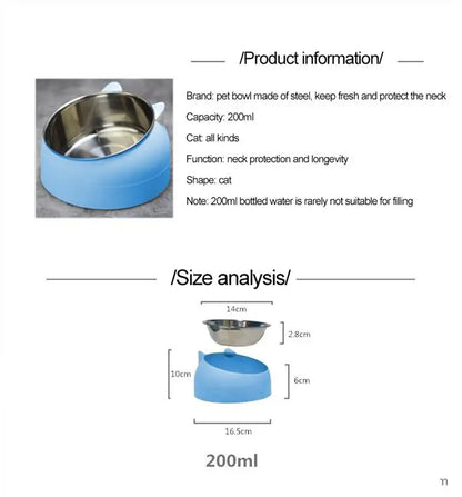Stainless Steel Cat Feeding Bowl for Durable Use - Smarsty