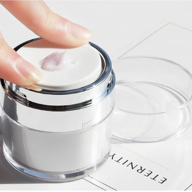 Airless Pump Jar for Makeup Lotion Refillable Container - Smarsty