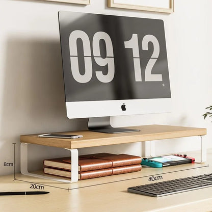 Computer Monitor Elevated Monitor Base Home Office Storage Rack Computer Desktop Creative Storage Rack Office Storage Supplies
