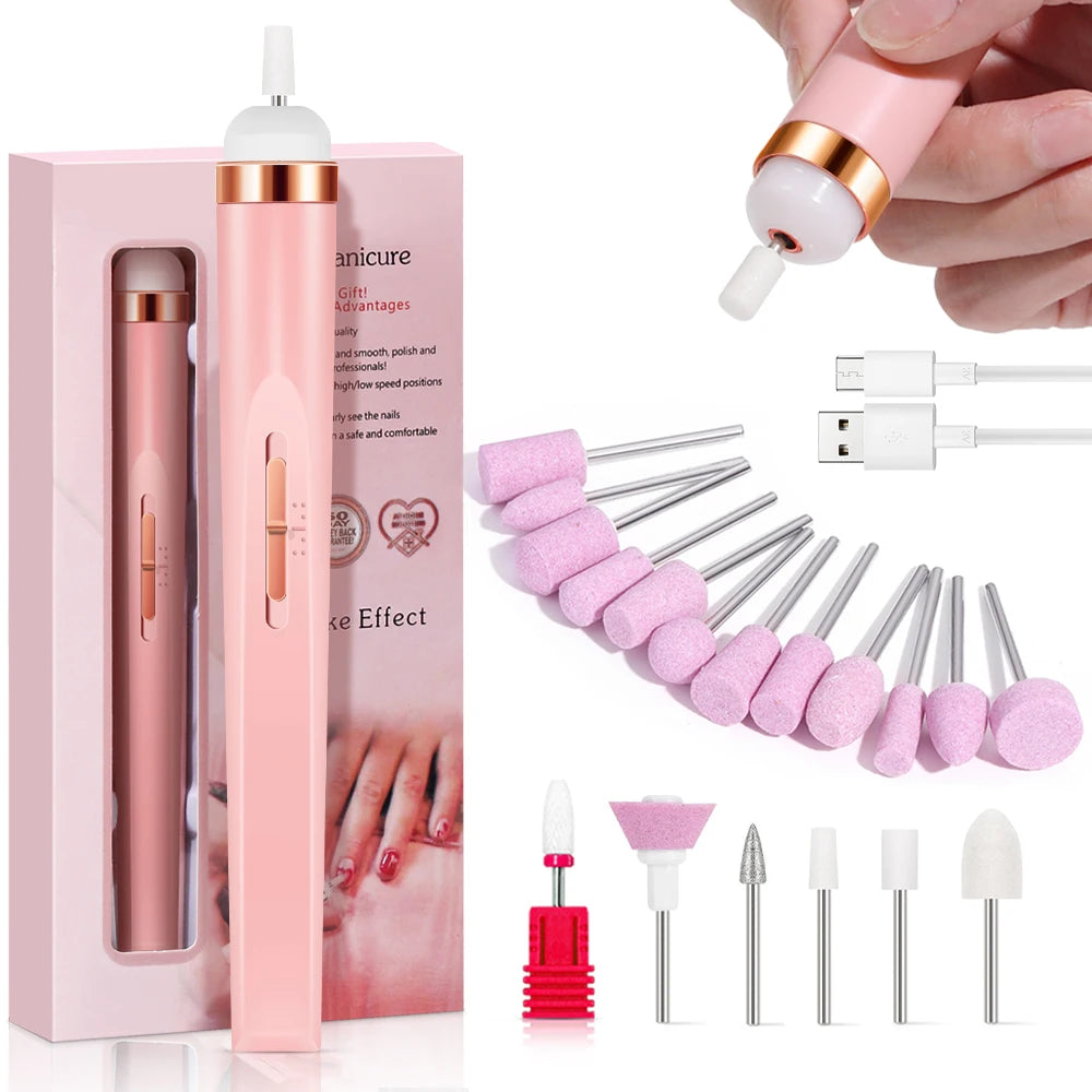 Portable Electric Nail File with 4 Speed Options - Smarsty