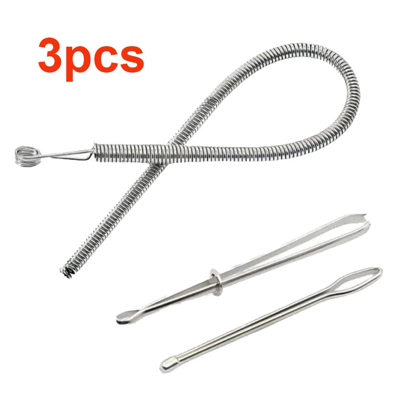 Bendable Spring Drawstring Threader Clip Pants Hoodies Elastic Band Lace Cord Flexible Drawstring Thread DIY Sewing Accessories - Smarsty