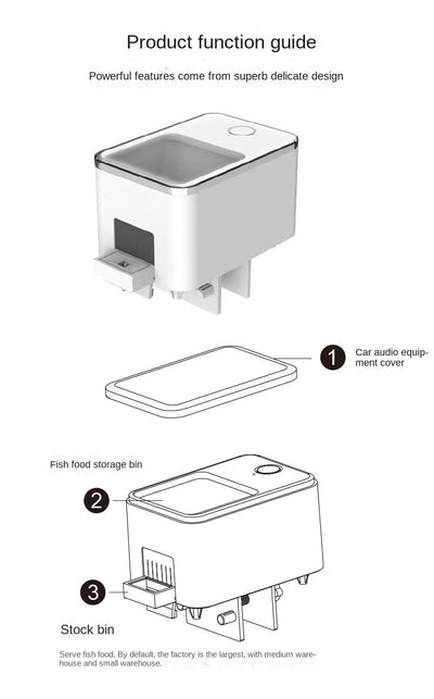 Automatic WiFi Fish Tank Feeder with Voice Control - Smarsty
