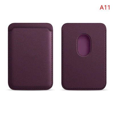 MagSafe Leather Wallet Case With Card Holder For iPhone - Smarsty