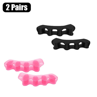 Toe Separators Doctor Recommended Correct Foot and Bunion Pain,Plantar Fasciitis Toe Straightener to Improve Functional Mobility - Smarsty