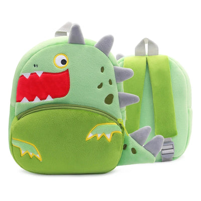 Soft Plush Kids Backpack With Cartoon Animal Design - Smarsty