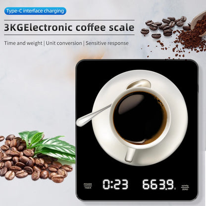 High Precision Digital Coffee Scale with Timer - Smarsty