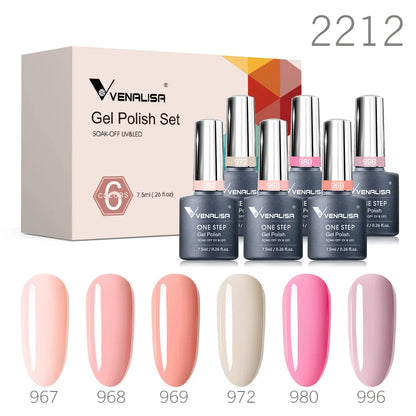Venalisa HEMA Free Jelly Pink Nail Gel Kit - Smarsty