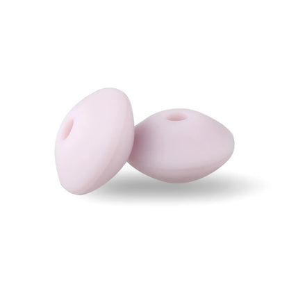 Silicone Beads 12mm Lentil Focal Beads Non Toxic Diy Set - Smarsty