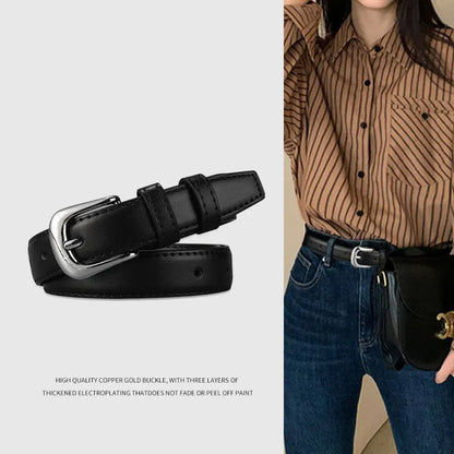 Women's Retro PU Leather Waist Belt for Jeans - Smarsty