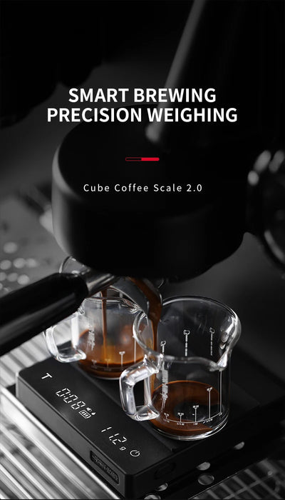 MHW-3BOMBER Smart Coffee Scale Timer 2kg/0.1g High Precision Kitchen Scales Drip Coffee Espresso Scale Home Barista Tools by Smarsty