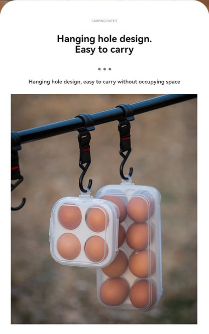 Outdoor Shockproof Egg Box Storage Box, Portable Camping Shatterproof Egg Tray, Home Plastic Protection Box, Travel Shatterproof by Smarsty