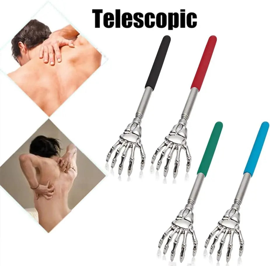 Telescopic Stainless Steel Back Scratcher for Easy Itch Relief - Smarsty