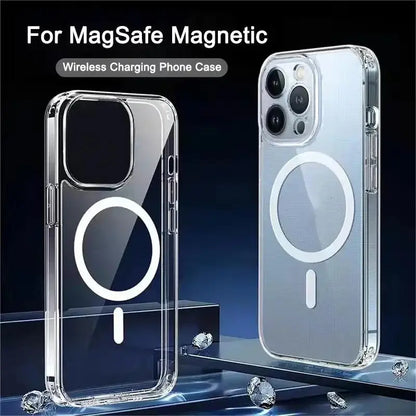Ultra Thin Magnetic Anti Drop IPhone Case Non Yellowing - Smarsty