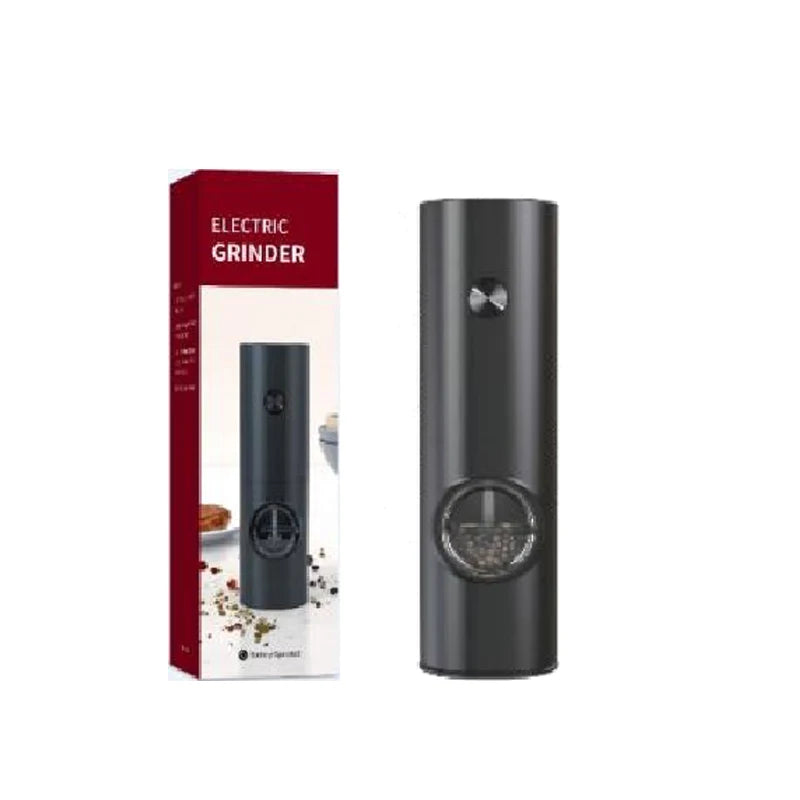 Electric Automatic Salt & Pepper Grinder with Spice Mill Storage Bins Kitchen Adjustable Grinding Tool