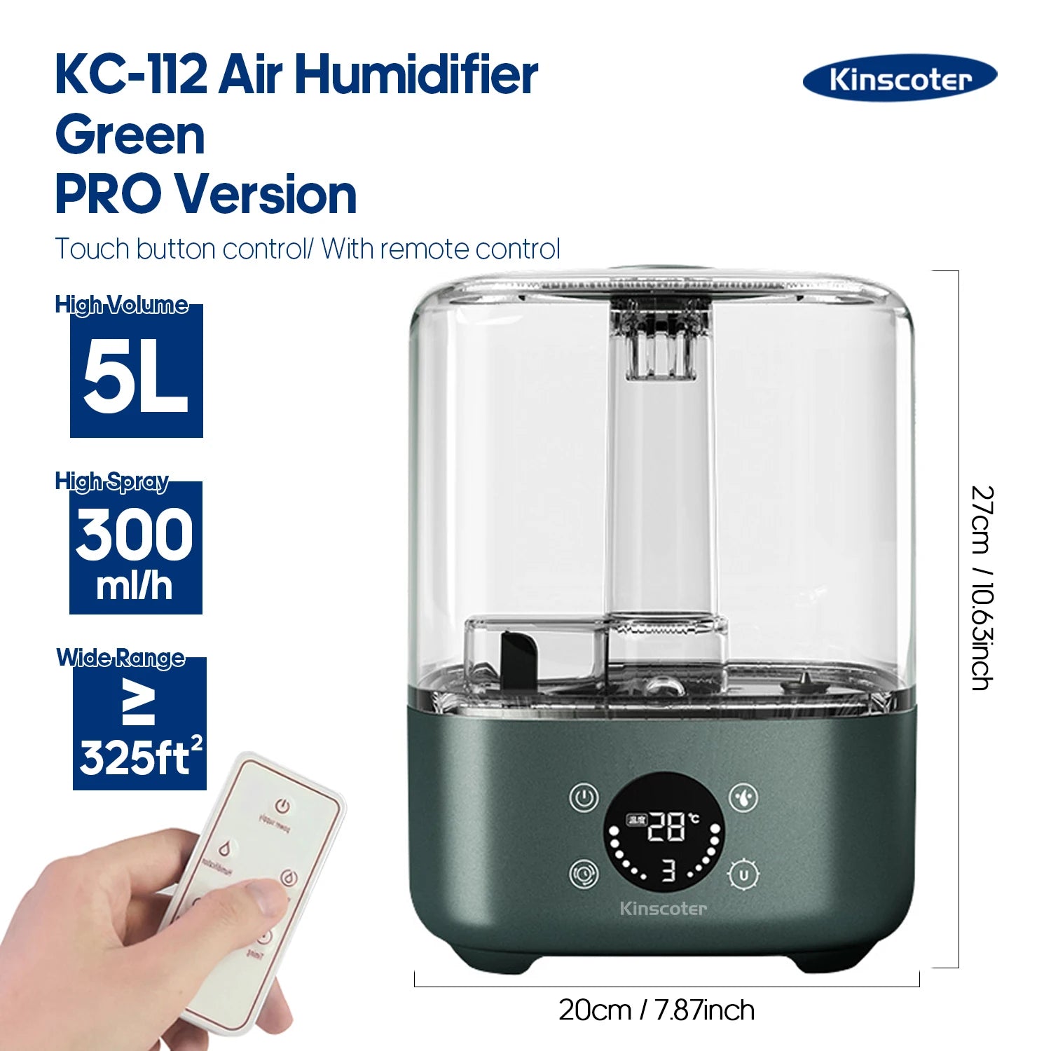 Large Capacity Aromatherapy Air Humidifier with Remote Control - Smarsty