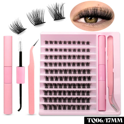 GROINNEYA DIY Eyelash Extension Kit with 280 Clusters - Smarsty