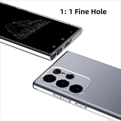 Soft Silicone Clear Case For Galaxy A53 Anti Fingerprint - Smarsty