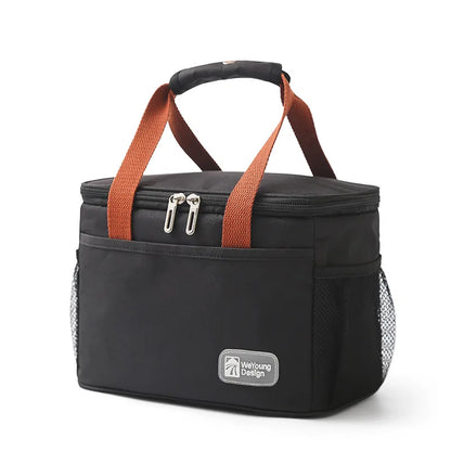 Large Capacity Insulated Lunch Bag With Oxford Cloth - Smarsty