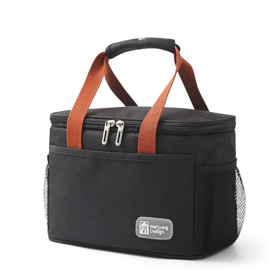 Large Capacity Thermally Insulated Lunch Bag Oxford Cloth - Smarsty