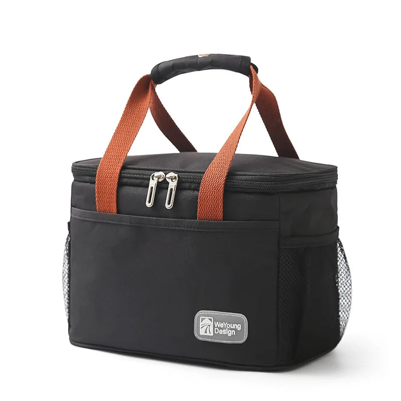Large Capacity Thermally Insulated Lunch Bag Oxford Cloth - Smarsty